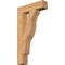 Ekena Millwork Funston Block Smooth Bracket, Western Red Cedar, 3 1/2"W x 16"D x 28"H BKT04X16X28FST05SWR - alternate 1